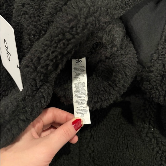 alo foxy sherpa jacket | size s - Picture 5 of 6